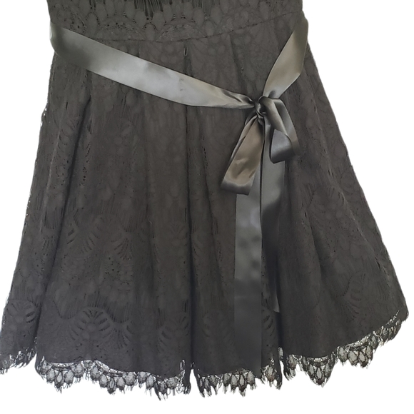 Vintage Style Midi Scalloped Lace Cap Sleeve Dress Xscape by Joanna Chen size 6 - Picture 5 of 9